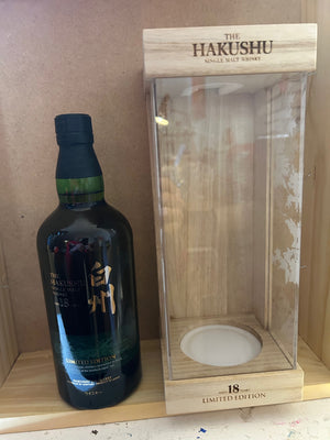 Hakushu 18 Year Old (Limited Edition) Japanese Single Malt Whisky 43%