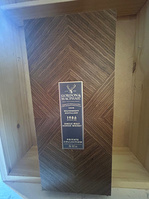 Miltonduff 1986 Private Collection Single Cask Gordon & MacPhail Single Malt Whisky 48.7%